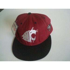 WASHINGTON STATE COUGARS 7 1/8  FITTED 80S CAP HAT 90S VINTAGE 00S Y2K T2
